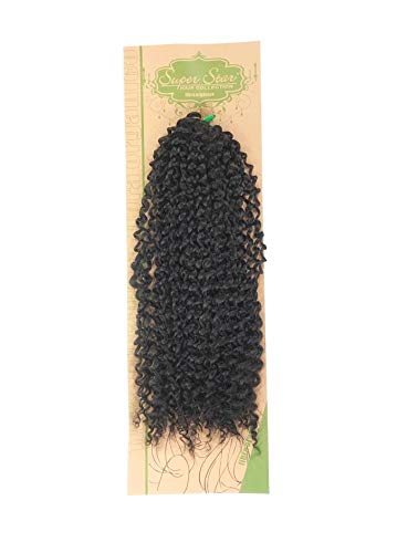 Cabelo Cacheado Organico Crochet Braids Super Star 100 Gramas 50 Cm Cor:Castanho Escuro