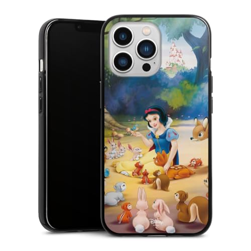 Coque en silicone iPhone 13 Pro Blanche-Neige Disney DeinDesign blanche