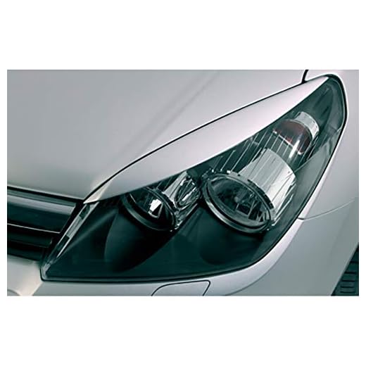 Scheinwerferblenden RD KOP02 Astra H GTC/5 türer (ABS), Unlackiert