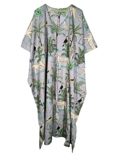 Beach cover up imprimé animalier : votre robe longue de plage