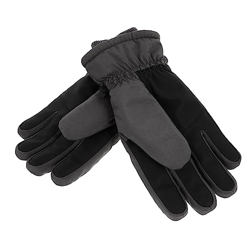 BIUDECO 1 Par Luvas De Esqui Snowboard Masculino Luvas Quentes Para Homens Luvas Antiderrapantes Luv