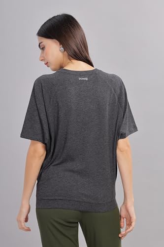 Image of Women UPF Sun Protection Eco Friendly Yoga Top with Batwing Sleeve