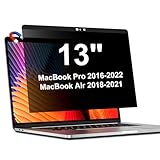 【PROTÉGEZ VOS YEUX】 Notre filtre de confidentialité, conçu spécifiquement pour le MacBook Air 13 pouces, intègre une technologie professionnelle de filtrage de la lumière ainsi que des matériaux japonais de haute qualité pour offrir des performances considérablement améliorées. Ce filtre haut de gamme réduit la lumière bleue de 95 % et les rayonnements UV de 92 %. Son revêtement résistant aux rayures assure une protection efficace contre les éraflures du quotidien. Protégez à la fois votre écran et vos yeux.