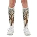 FekiLoot Tree Printed Compression Socks Cozy Soft Support Socks Fashion Breathable Knee High Tube Socks for Adult