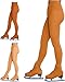 ChloeNoel Figure Skating Light Tan Over The Boot Tights TB8832 Light Tan Child Large (10-12)