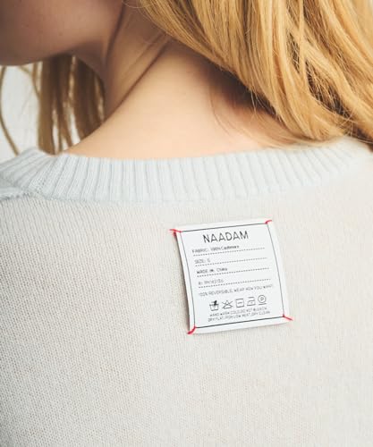 Image of NAADAM Women's Lightweight Reversible Cashmere Crewneck Sweater