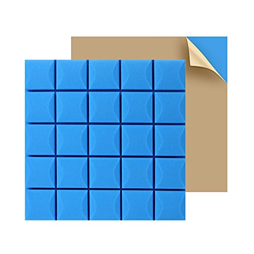 Pannelli fonoassorbenti in schiuma, ad alta densità, ignifughi, per studi di registrazione, sala batteria, sala pianoforte, soluzione ideale per la prova del suono