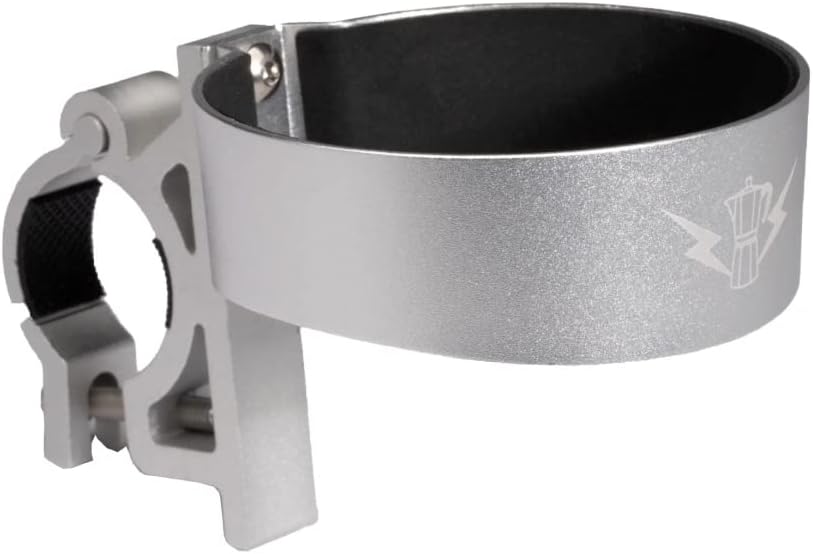Portland Design Works Bar-ista Handlebar Coffee Holder, Silver, 22-26.0mm
