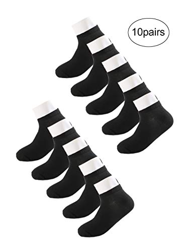 Image of Allegra K Athletic Low Cut Ankle Socks-Stretch Cuffs Soft 10 Pairs