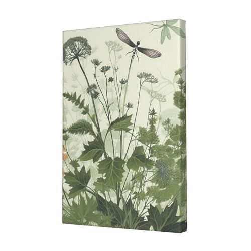 Impression sur toile de feuillage LPSRTWE 30x45 cm poster suspendu pour chambre et bureau