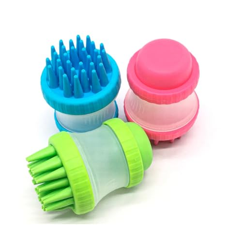 Kit 3 Shampoo Condicionador para cães e gatos Morango 2 Em 1 Kelldrin 500ml + 1 escova de banho mass