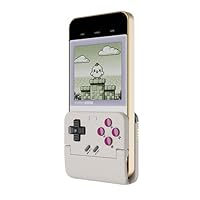 GameSir Pocket Taco Verticaler Mobiler Gaming-Controller - Retro Arcade Bluetooth Gamepad für Android & Smartphone, Tragbar, 600mAh Akku, App-Anpassung - Weiß