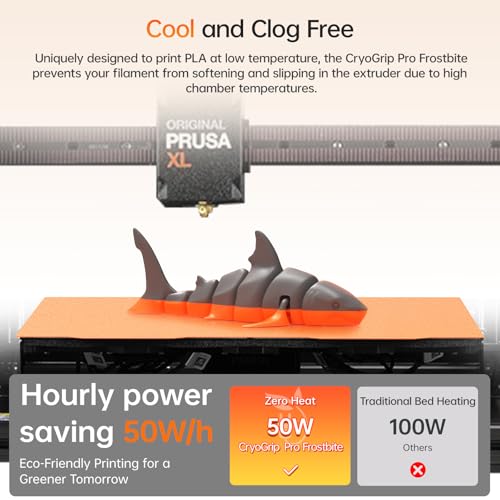 Image of BIQU Cryogrip Pro Frostbite Matte Orange Cold Build Plate for Prusa XL 3D Printer 365x380.75MM Double-Sided Upgrade Room Temperature Print Removable Surface Platform