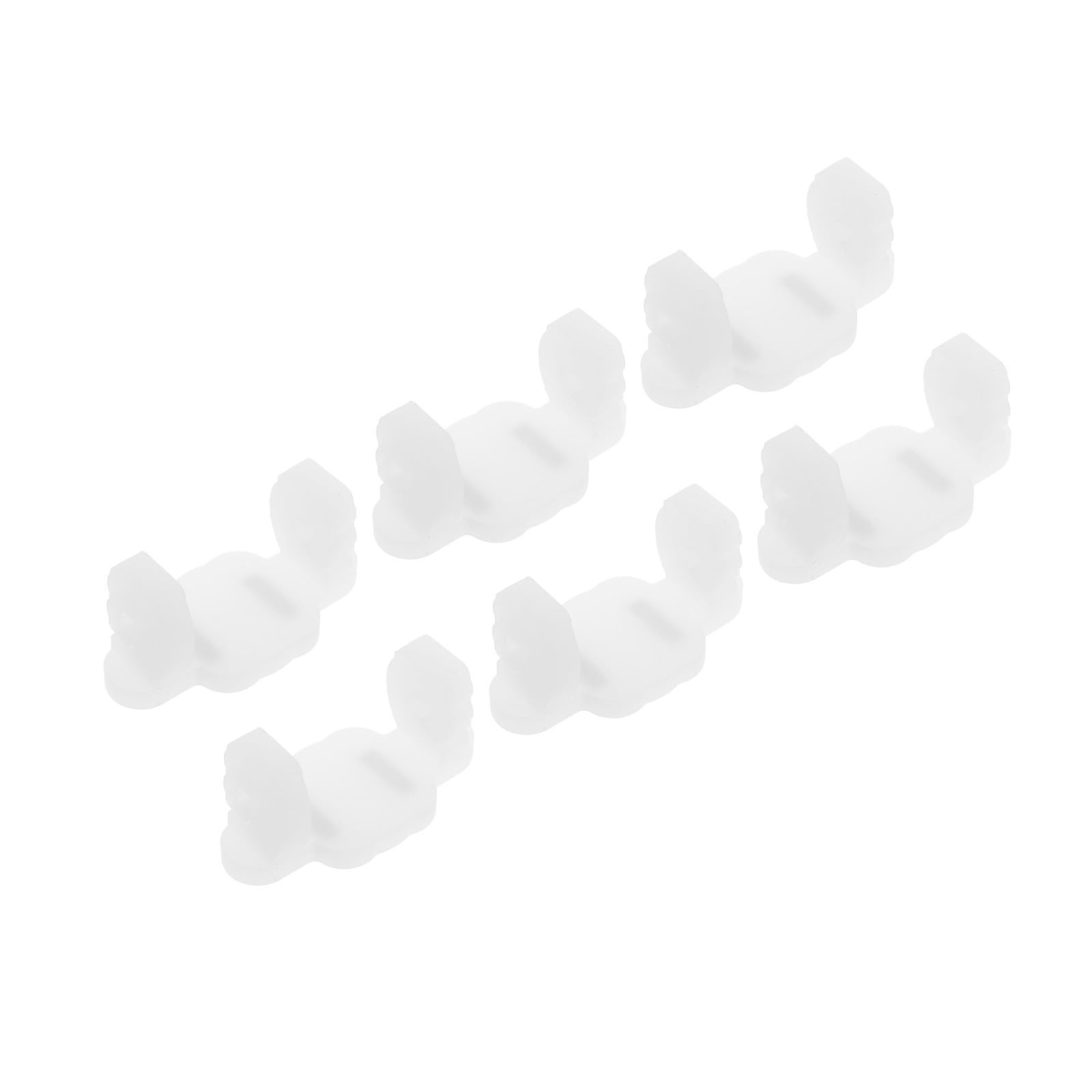 Toyvian 24 Piezas Ganchos Magnéticos para Luces Navideñas C9, Silicona,