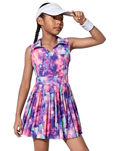 JiAmy Girls Tennis Dress Sleeveless Golf Outfits Polo Pleated Dresses - image 1