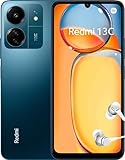 Xiaomi Redmi 13C - Smartphone de 8+256GB, Pantalla de 6,74" LCD a 90Hz, MediaTek Helio G85, Cámara Dual con IA de hasta 50MP, NFC, batería de 5000 mAh, Azul (Versión ES)