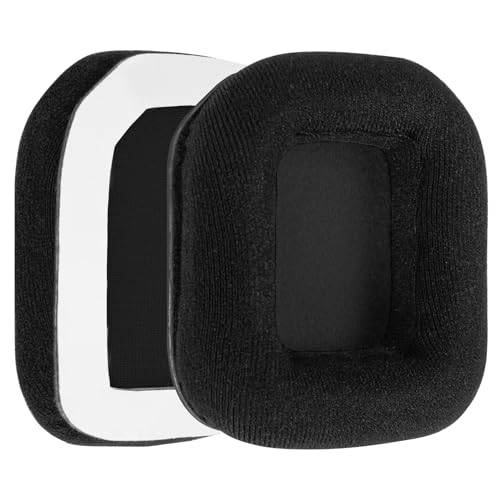 Almohadillas de Repuesto de Terciopelo Comfort Geekria para Auriculares Astro Gaming A20, Piezas de Reparación (Negro) miniatura 2
