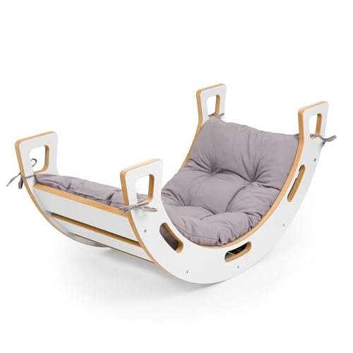 Obubu - Kletterbogen und Schaukelbrett für Babys – weiches Kissen –...