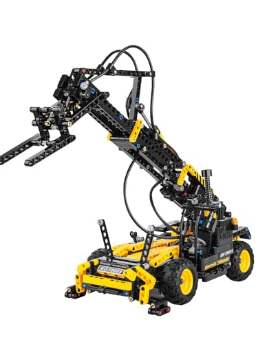 Mould King Pneumatischer Teleskop Container Gabelstapler MK-19009