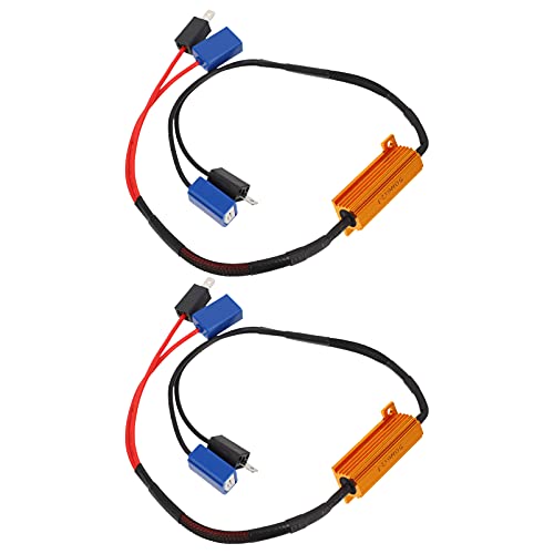 VICASKY Kit Chicote de Fios 1 par LEVOU Resistor de Carga Do Carro LEVOU Luz de Nevoeiro Decodificad