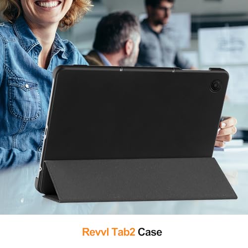 for T-Mobile REVVL Tab 2 Case 2025,high qualit Hard Shell, Lightweight Scratch Resistant, Black for REVVL Tab 2 Tablet 10.1 case by Suttkue - Image 9
