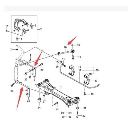 (1 szt.) 3 modele tylne wahacz/pręt tylnej osi kompatybilny dla Chevrolet Epica 2005-2015 część silnika samochodowego 9040564(Part no.10 Left)