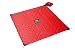 Monkey Mat - Quilted Mat | Lightweight Luxurious Water Repellant Picnic Travel Blanket with Corner Weights - 5' x 5' (Red Coral Crush)