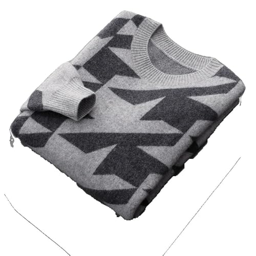 Autumn and Winter 100% Sweater Seven Needles Thickened Double Casual Versatile for Men