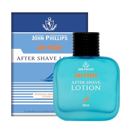 Image of JOHN PHILLIPS Water Drops & Day Fresh After Shave | Eau De French Perfume Combo Gift Set For Men Pack of 2