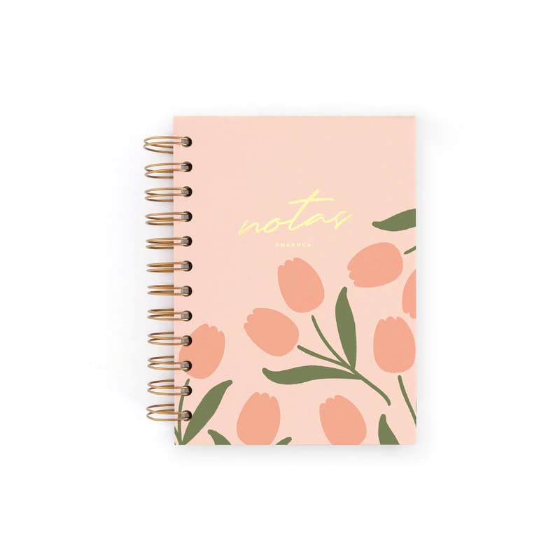 Charuca Cuaderno Mini Tulipanes Pink. Puntos
