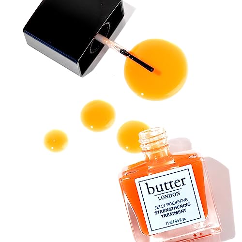 Butter London Orange Marmalade Jelly Preserve Strengthening Treatment, Orange, Nourishes Dry & Brittle Nails, Strengthens Weak Nails, Vitamin E & Tea Tree Oil, Gluten, Vegan & Cruelty Free #TOP2