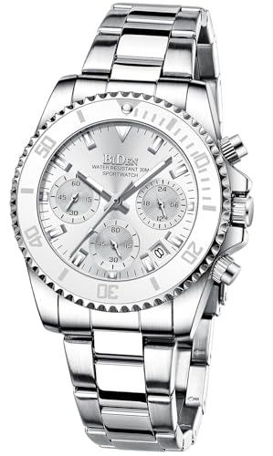 Montre chronographe femme étanche quartz avec date analogique