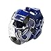 Kid boxe couvre-tête kickboxing face à face conditionnelle casque formation sparring head protecteur bleu S, coiffure boxe kid