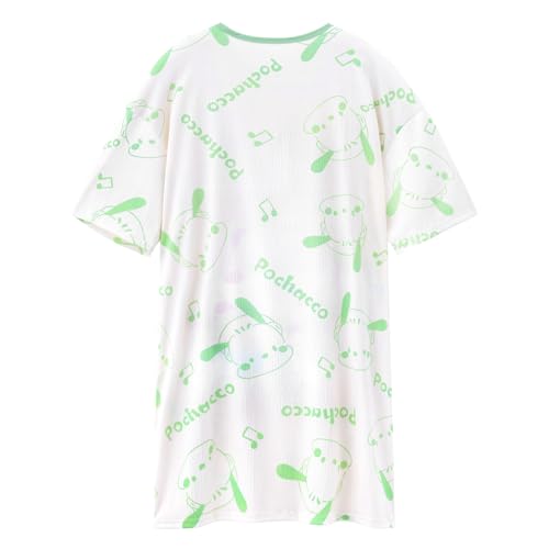 Cartoon Nightgowns for Women Girls Short Sleeve Sleep Shirt Nightshirts Summer Sleepwear Pajama Dress House Dresses2