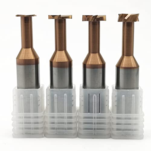 Klot 3-20 Altin Coated T Slot Keyseat Milling Cutter Solid Carbide 3Mm-20Mm T Slotting End Mill  cover