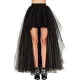 ☀Multi-Layer-Chiffon und Mesh mit einem festen Baumwoll-Unterrock