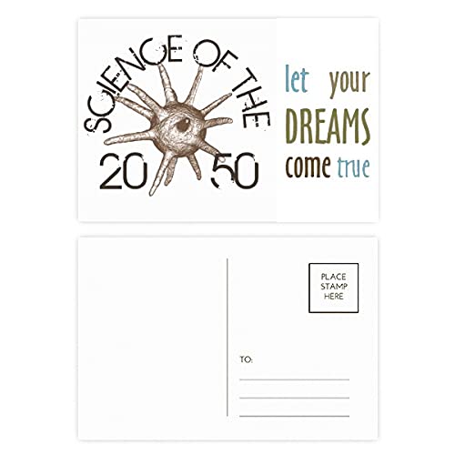 Cartes postales Dream Come True Science Cell pour partager vos rêves