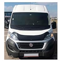 Oneway Motorhaubenschutz kompatibel mit Fiat Ducato 4.Gen. 2014- & Peugeot Boxer 2014- - Schwarz glänzend