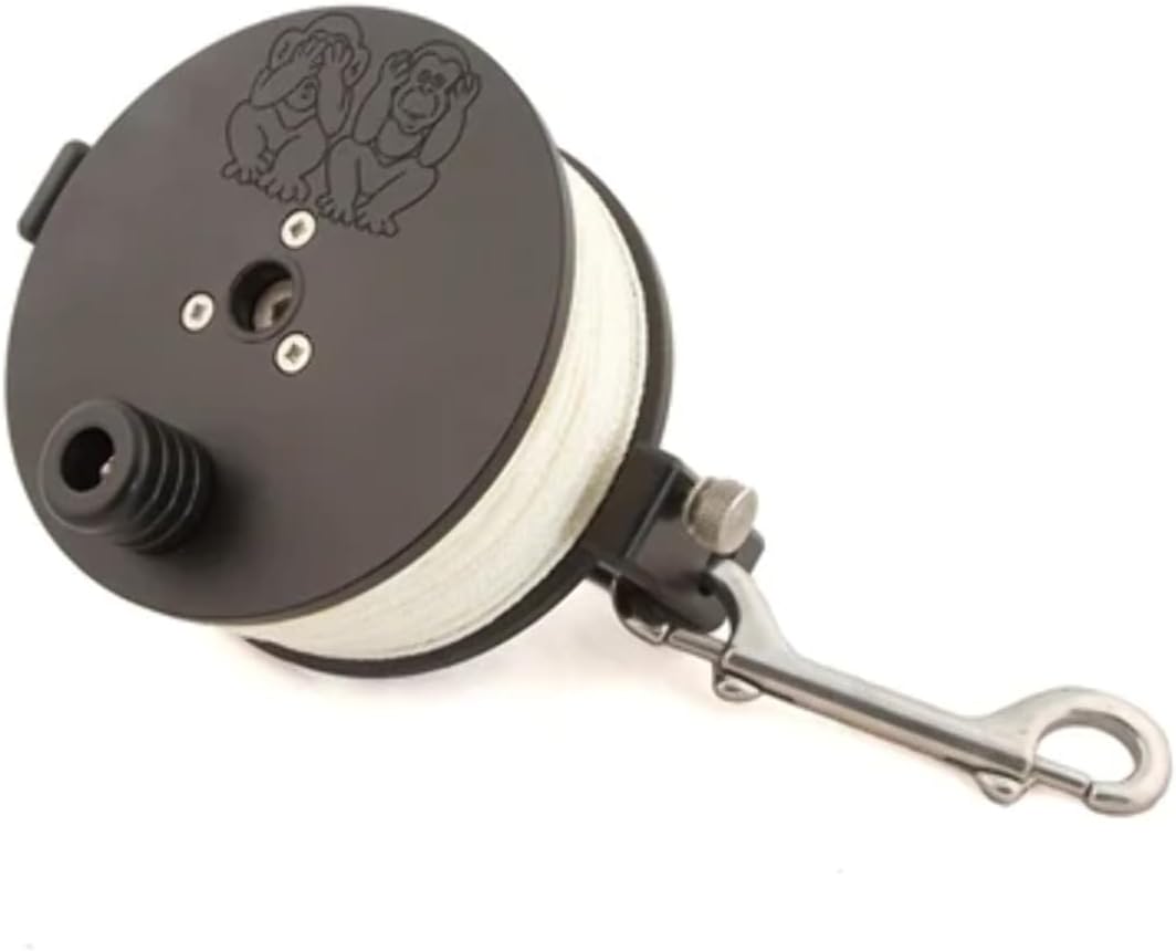 Light Monkey 400' Primary Reel With #24 Line And 4.625" Ss Clip