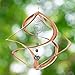 Red Carpet Studios 31042 Cosmix Wind Spinner Double Helix, Copper W/Heart Crystal, 14 Inch