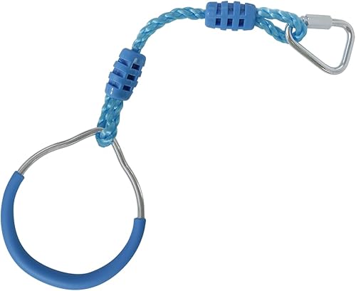 Miniatura 9 de American Ninja Warrior - Juego de carrera de obstáculos con anillo ninja para niños, para exteriores, selva, 2 azules para adultos, equipo de