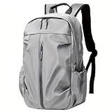 Mochila Casual Masculina/Feminina Trabalho Escola Reforçada Impermeável (Cinza)