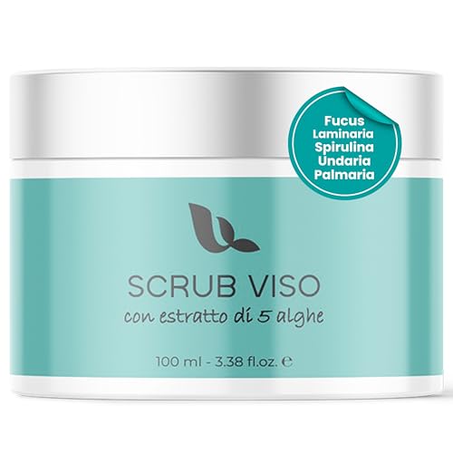 Leucosia Scrub Viso Esfoliante Delicato allo Zucchero con Complesso 5
