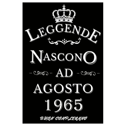 Le leggende nascono ad Agosto 1965: Idea Regalo di compleanno 58 anni per donne e uomini / Quaderno a righe, 100 pagine"