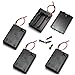 LAMPVPATH (Pack of 4) 3 AA Battery Holder with Switch, 4.5V Battery Holder with Switch, 3X 1.5V AA Battery Holder with Leads and Switch