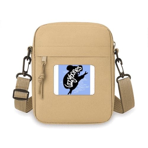 Mini sac à bandoulière noir paresseux pour ranger son smartphone facilement