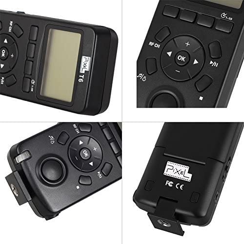 Wireless Shutter Release Comaptible For Canon, Pixel T6-N3/E3 Wireless Remote Control Timer Shutter Release Cable Compatible For Canon Eos R3 R5 R6 R7 1300D 760D 750D 90D 5D Iv Iii 1D 6D Ii 7D #TOP6