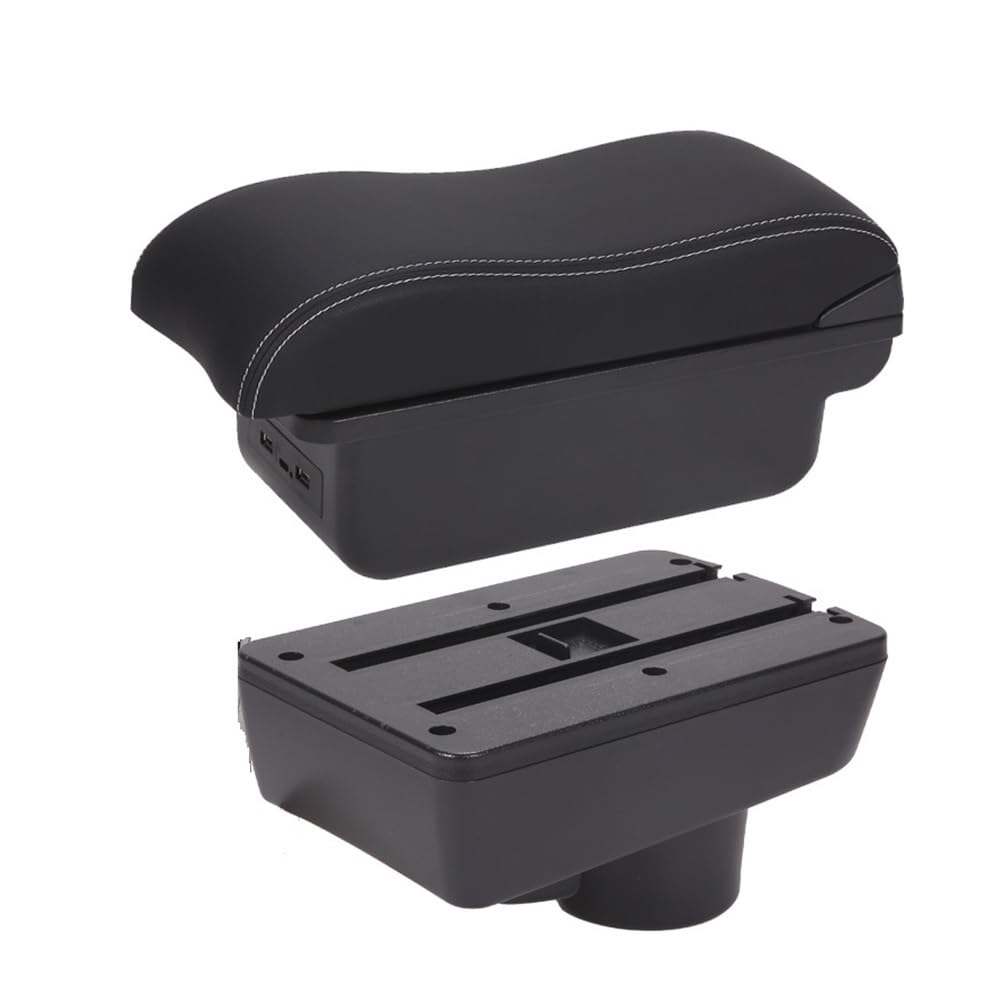 Aierdeyp B3 Black White 3Usb Car Armrest Box For Opel For Corsa F 2019-2026