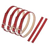 Facile à utiliser : veuillez préparer des ciseaux, des aiguilles et du fil avant l'installation. Utilisez les pointes de vos ciseaux pour ouvrir la couture entre le talon intérieur et extérieur d'environ 1 cm. Ensuite, pliez les lacets en deux et cousez-les à la couture (en laissant environ 1,5 cm d'espace sur le dessus pour que la longue sangle puisse passer).