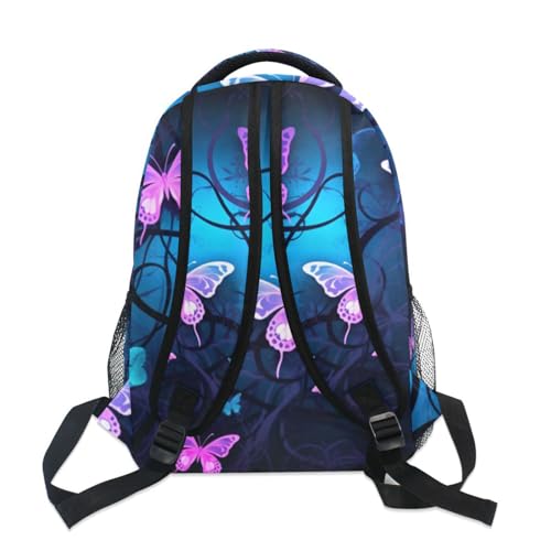 Sac à dos papillon ordinateur portable imperméable multi-poche - 5